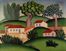 塔尔西拉·德·阿玛拉（Tarsila do Amaral）pasagem com touro 骑公牛