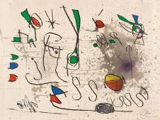 胡安·米罗作品 : Hommage a Picasso 1972