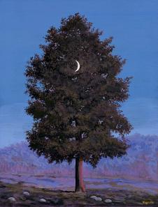 带新月的树 Le 16 Septembre (Tree with Cresent Moon),  1955