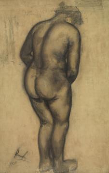 康斯坦特·佩尔梅克作品: 站着的裸女 2 Standing nude 2