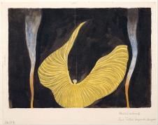 奥地利画家Koloman Moser (1868–1918)-Loïe Fuller in the Dance The Archangel
