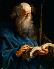 鲁本斯油画作品: 耶稣十二门徒油画欣赏