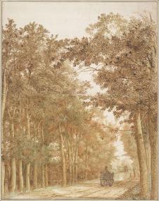 Cornelis Hendrickszoon Vroom作品:林荫大道 Forest R