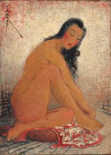 潘玉良油画: 恍惚的裸女