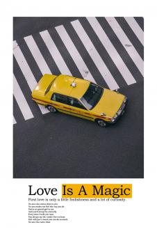 黄旧黄旧的街头风景摄影欣赏:黄色的出租车