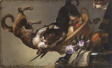 弗兰斯·斯尼德斯（Frans·Snyders） 格斗猫 Kampfende Katzen