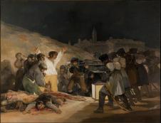 戈雅作品: 1808年5月3日夜枪杀起义者 赏析