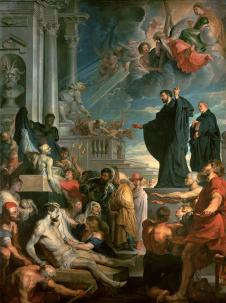 鲁本斯油画作品: 圣弗朗西斯泽维尔祝福病人2