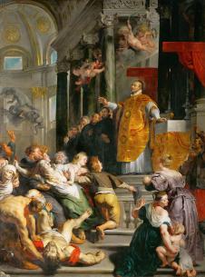 鲁本斯油画作品: 圣依纳爵的奇迹