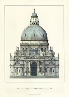 欧美建筑画高清素材: 威尼斯安康圣母教堂装饰画