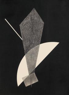 欧美抽象油画: LASZLO MOHOLY-NAGY-Konstruktion V 1923