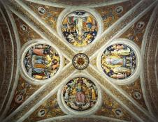 拉斐尔作品: 欧式教堂天顶壁画欣赏