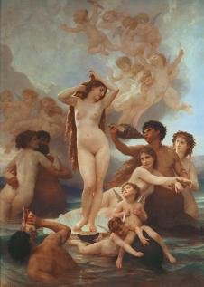 布格罗油画: 维納斯的诞生 Birth of Venus