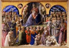 Filippino Lippi 菲利皮诺·利比作品:  圣母加冕 - Coronation of the Virgin
