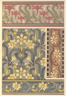 一组非常不错的装饰画图案素材: 花卉图案和植物图案打包下载 (10P)