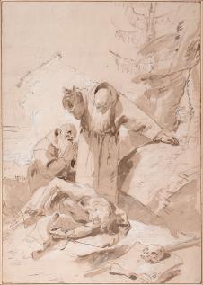 乔凡尼·巴蒂斯塔·提埃坡罗 Giovanni Battista Tiepolo作品: Saint Fidelis of Sigmaring