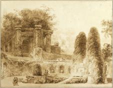 弗拉戈纳尔作品: 罗马喷泉公园 Roman Park with Fountain, 177
