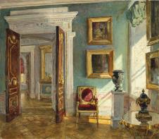 INTERIOR OF THE PICTURE GALLERY, PAVLOVSK 画廊内部
