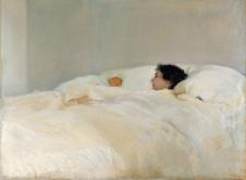 索罗拉油画: 母亲 Mother, 1895–1900 高清大图下载