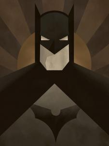 美国各种侠和美国漫画英雄装饰画素材下载: 蝙蝠侠装饰