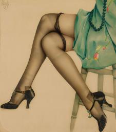 巴尔加斯绘画: 丝袜美腿