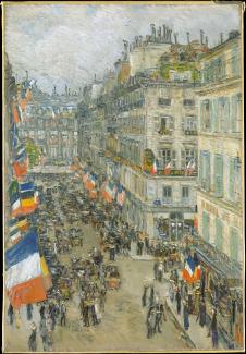  7 月 14 日 The 14th July, Rue Daunou, 1910