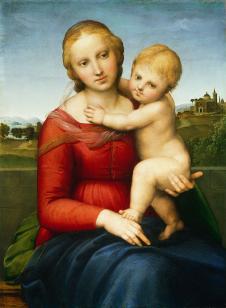 拉斐尔作品:圣母玛利亚与圣婴