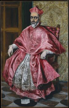 格列柯作品: 红衣主教尼奥·德·盖瓦拉的画像