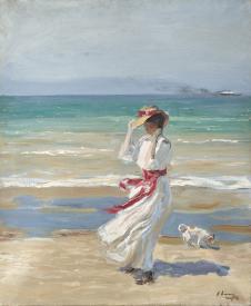 索罗拉作品:海边的女人