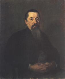 阿尔宾·艾格·利恩茨  艺术家父亲的肖像