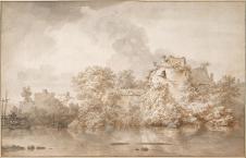 Nicolaes Pietersz. Berchem (1621-1622–1683)-River