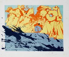 萨尔瓦多·达利: Rocks Overlooking the Sea (Michler & Lopsinger 1331), 1971