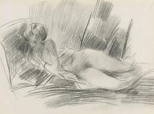 乔瓦尼·波尔蒂尼素描作品: 裸女